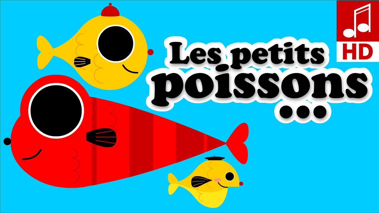 Les petits poissons dans l eau comptine pour bébé et maternelles