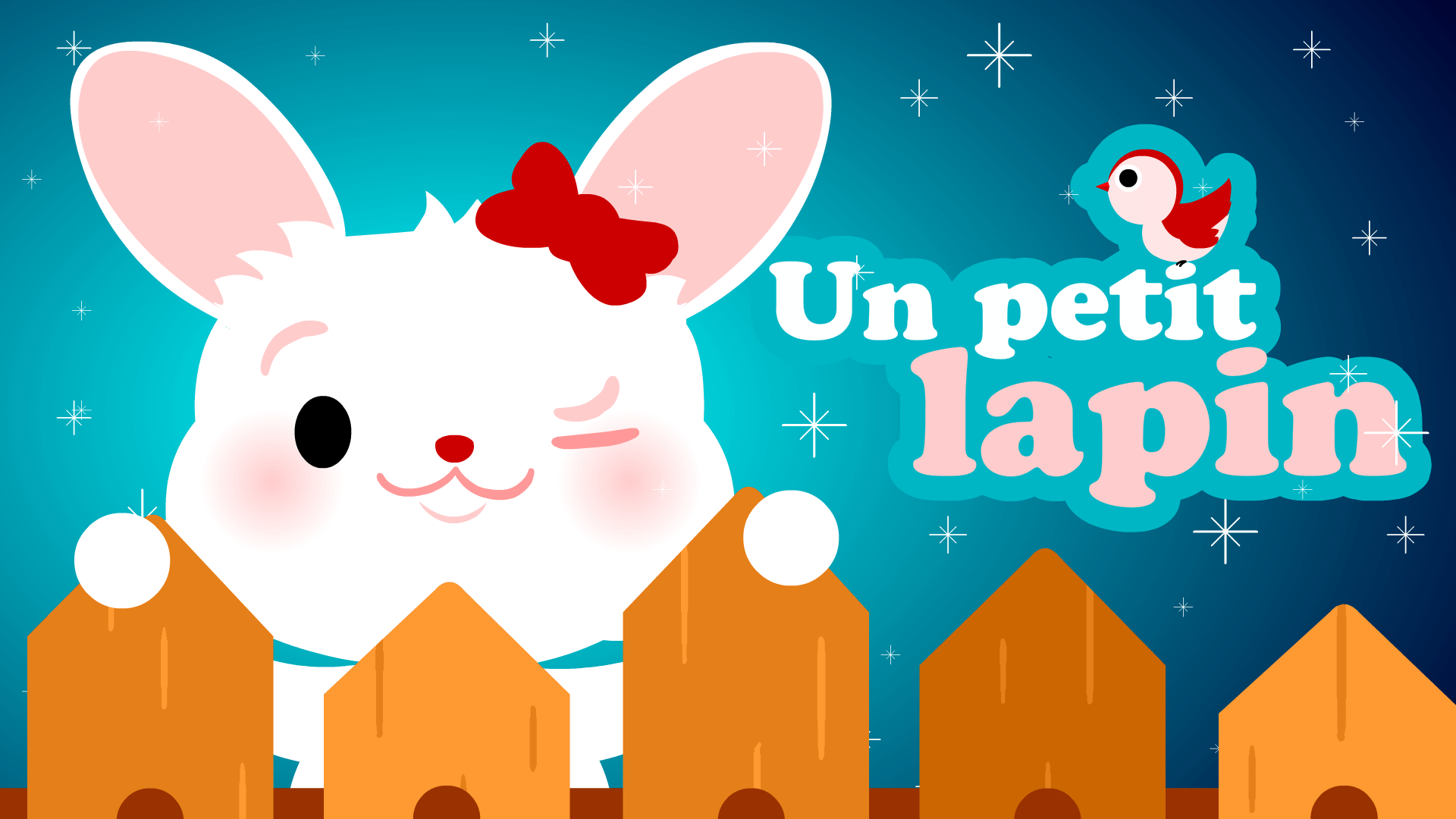 Un petit lapin comptine pour bébé enfants de l école maternelle